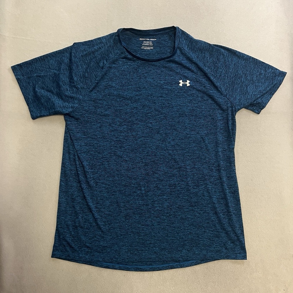 Under Armour The Tech Tee Mens 2XLT Heather Short Sleeve Loose Fit Workout Shirt